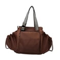 thumbnail image 1 of Mochila organizadora transformable para mujer, bolso de hombro para deportes de primavera Marrón, 1 of 9