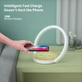 thumbnail image 2 of SUTENG Bedside Lamp Desk Table Dimmable 3 Dimmable Lights Wireless Charging Touch Control 10W, 2 of 5
