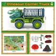 thumbnail image 6 of KiddiTouch Dinosaur Toys for Kids 3-5, Monster Truck with Carrier Car and 16 Dinosaurs, Dino Transport Cars Playset Gifts Toys for 3 Year Old Boys, 6 of 8