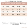 thumbnail image 5 of MANIFIQUE Plus Size Open-Bust Shapewear Tummy Control Mid-Thigh Bodysuit, High-Waist Thigh Slimmer, Shapewear for Women, 5 of 5