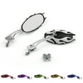 thumbnail image 2 of Motor Genic Universal Motorcycle Rearview Mirrors Rear View Mirror 8mm 10mm, 2 of 23