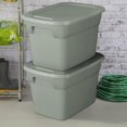 thumbnail image 2 of Sterilite 38 Liter Tote - Green, 2 of 3