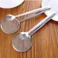 thumbnail image 1 of Newly Upgraded Version 2 PACKS Stainless Steel Fine Tea Mesh Strainer Colander Sieve with Handle for Kitchen Food Rice Vegetable Kitchen Colander Silver, 1 of 3