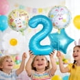 thumbnail image 4 of Easter Themed Number Balloons For Holiday Party And Birthday Celebrations With Metallic Gold Shine Event & Party, 4 of 5
