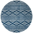 thumbnail image 6 of SAFAVIEH Tulum Lakisha Southwestern Area Rug, Navy/Ivory, 6'7" x 6'7" Square, 6 of 11