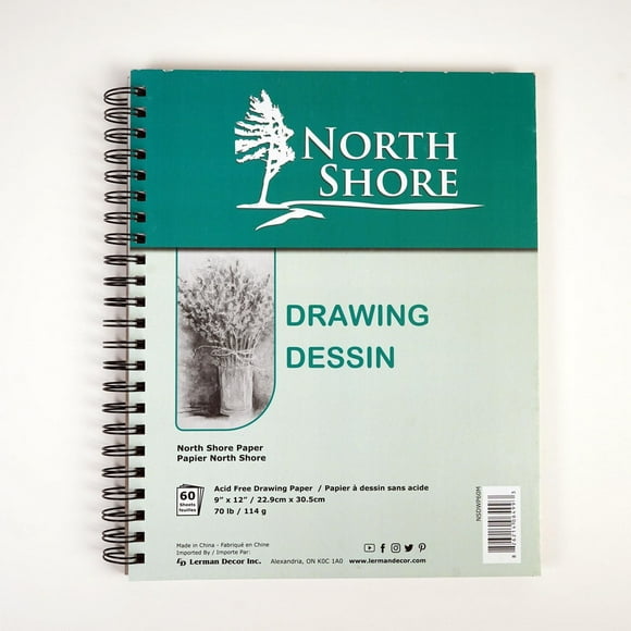 North Shore drawing paper 9"X12"