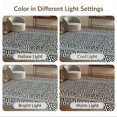 thumbnail image 7 of ODIKA 3'x5' Washable Throw Rug Stripes Geometric Layering Interlocking Doormat Under Door Bold Playful for Entryway, Kitchen, Mudroom, Stain Resistant, Low Profile, Non-Slip, 7 of 7