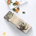thumbnail image 1 of Peggybuy 4 Inch Letter Box Locker Punch-free with Lock Hasp Latch for Door Cabinet Drawer, 1 of 6