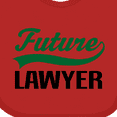 thumbnail image 4 of Inktastic Future Lawyer Boys or Girls Baby Bib, 4 of 4