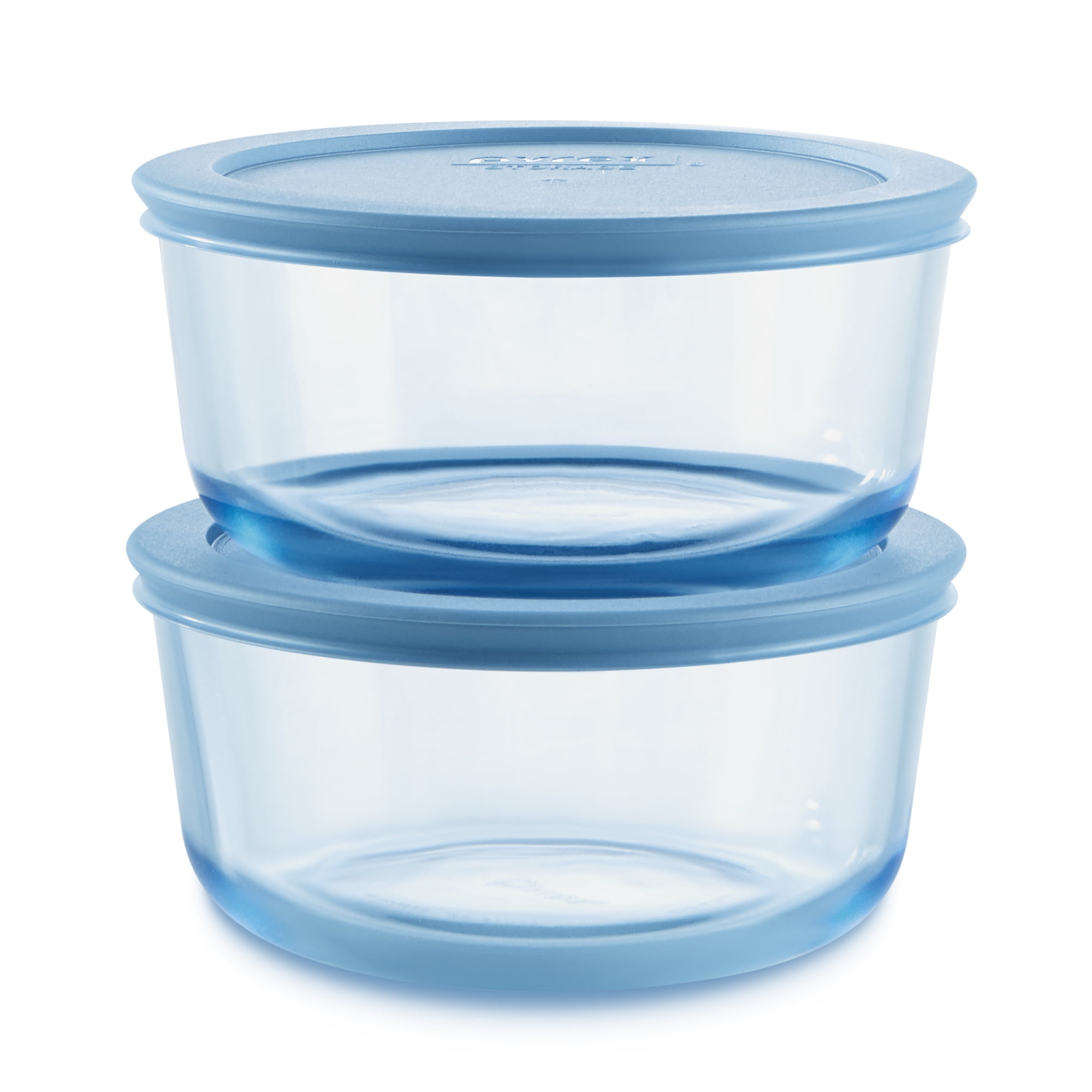 4-cup containers glass OXO 4 Cup Snap Glass Round Container  KitchenKapers