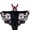 Black Mothman, variant on Unisex Adult Onesie Pajamas Shark Animal One Piece Snug Fit Sleepwear Homewear（Shark,Medium）