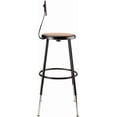 thumbnail image 3 of Pemberly Row 25-33" Height Adjustable Metal Heavy Duty Stool in Black, 3 of 9