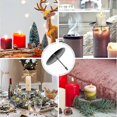 thumbnail image 5 of Wreath Candle Holder, 8 Cm Candle Holder, Metal Candle Holder, Christmas Candle Plate With 8pcs Bla, 5 of 5