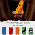 thumbnail image 2 of Abridor de latas de bebidas con tapa (12 unidades), manual, pequeño, con código de colores., 2 of 5
