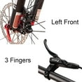 thumbnail image 5 of ZOOM Mountain Bicycle 4 Piston Hydraulic Disc Brakes Front Rear with Bike Disc Brake Rotor, 5 of 8