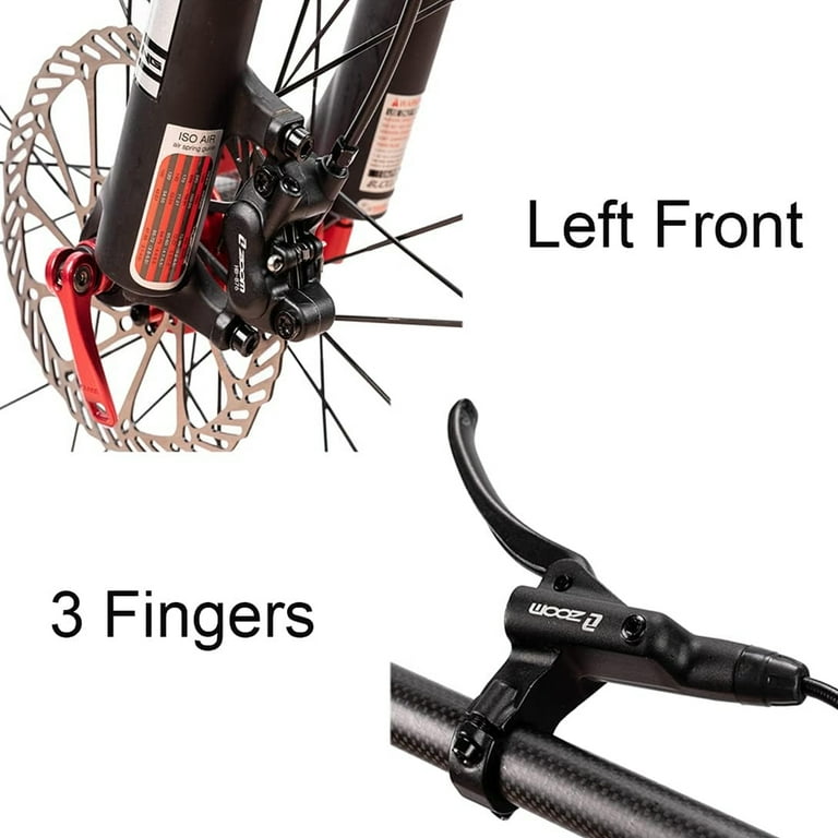 ZOOM Mountain Bike Hydraulic Disc Brakes Set 4-Piston Brakes