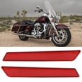 thumbnail image 3 of Saddlebag Reflector Latch Cover Safety Warning Large Size Fits for Touring FLT FLHT 2014-2017, 3 of 7