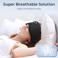thumbnail image 2 of Sleep Mask with Bluetooth Wireless Music, Sleep Headphones with Timer, 3D Blackout Sleep Mask with Adjustable Straps for Side Sleepers, Wireless Music Eye Mask Speakers for Men Women, 2 of 8