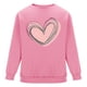 thumbnail image 4 of Amzcrzy Sudadera Para Hombre, Con Estampado De Corazones, Informal, De Manga Larga Y Cuello Redondo, Con Capucha, Color Rosa, 3Xl, 4 of 6
