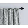 thumbnail image 2 of Eclipse Zana Trellis 63" Blackout Rod Pocket Window Panel, 2 of 3
