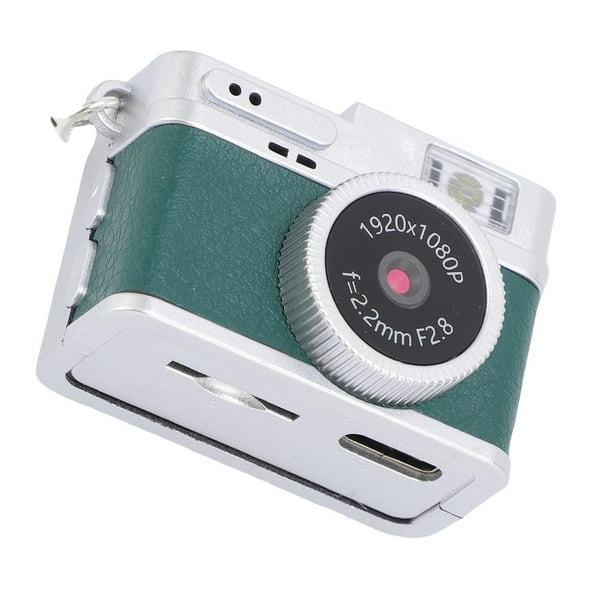 Cámara Digital Retro, Cámara FHD 1080p Con Pantalla De 0.96 Pulgadas, Flash LED, 4 Filtros, Tarjeta De Memoria De 32 GB, Cordón Y Hebilla, Transferencia Fácil