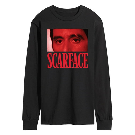 Scarface - Logo Tony Eyes - Men's Long Sleeve Graphic T-Shirt