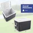 thumbnail image 3 of Costway 43.3 Quart Portable Hard Cooler Injection Molded Insulated Ice Chest with Handles, 3 of 11