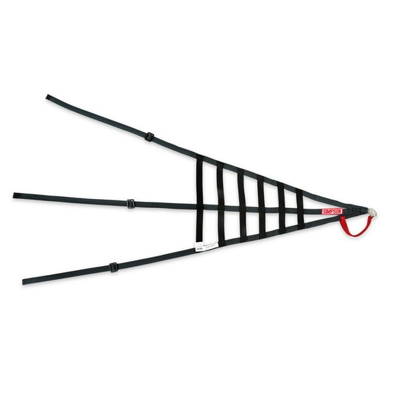 Simpson Racing DNC5RRK Window Net - Triangle - Kevlar® -SFI 37.1 - RH (Passenger Side) - Black - Each