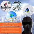 thumbnail image 3 of Etcbuys Unisex Winter Fleece Face, Windproof Ski Mask (Gray), 3 of 6