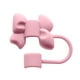 thumbnail image 4 of Straw Cap, Splash Guard, Reusable Silicone Straw Cover for Water Bottles, Bow Design, Outdoor Activities, 1 Count, 4 of 9