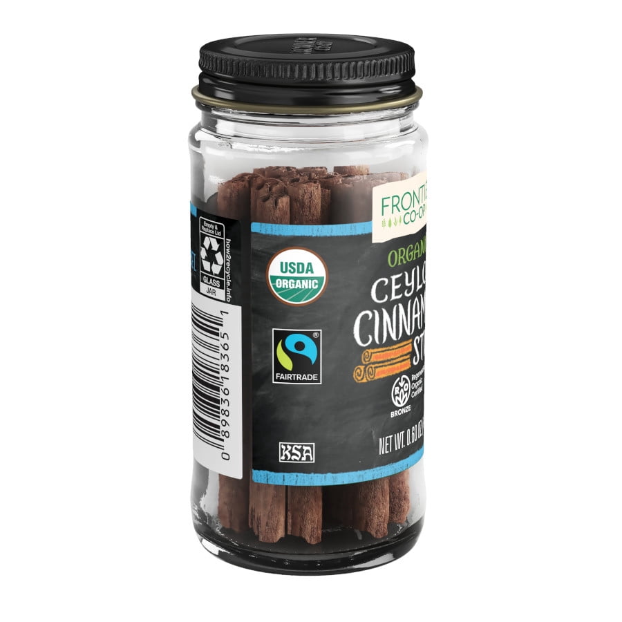Frontier Co-op Ceylon Cinnamon Sticks, Regenerative Organic Certified®, 0.60 oz.