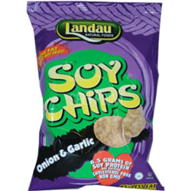 Landau Landau Kosher Soy Chips Onion & Garlic 1 OZ
