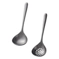 thumbnail image 1 of IFANLANDOR 1 Set Stainless Steel Ladle Grey Hot Pot Strainer Spoon for Kitchen Use, 1 of 8