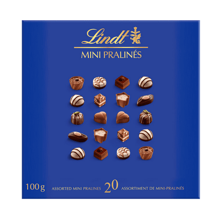 Lindt Mini Pralines Assorted Chocolates Gift Box, 100g 