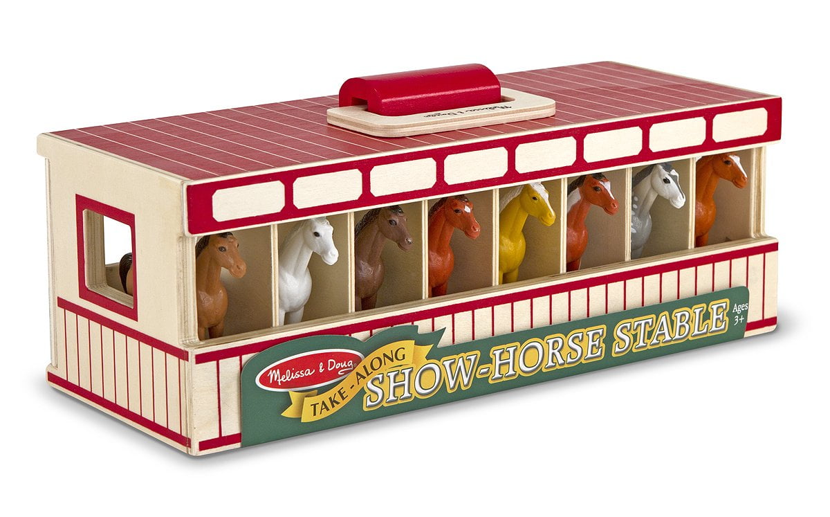 horse and stable playset