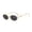 F, variant on Retro Oval Sunglasses for Women Men Trendy Narrow Round Sun Glasses 90s Style Designer Vintage Shades