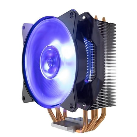 Cooler Master MA410P RGB CPU Air Cooler 4 CDC Heat Pipes Master Fan 120mm Intel/AMD AM4 Support (Best Air Cooler Cpu 2019)