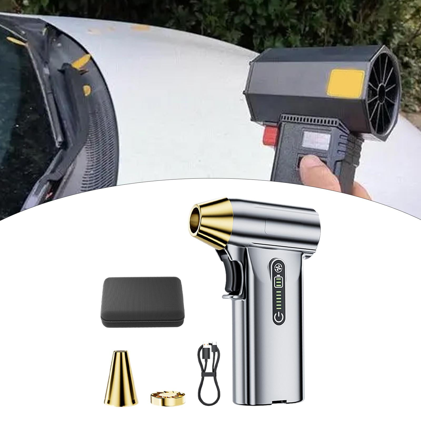 Baoblaze Electric Air Duster Compressed Air Duster for Drying Pet Hair Car Seats Home