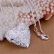 thumbnail image 1 of wholesale Lindo 40-75 cm 925 plata esterlina concha marco de fotos collar cadena para mujer hombre joyería de boda, 1 of 2