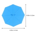 thumbnail image 4 of 3 Pcs Couvercles de Tasse en Silicone Étanches Design Parapluie (Bleu), 4 of 8