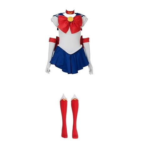 Cosplay Life Sailor Moon Usagi Tsukino Serena Cosplay Costume for Women Full Set | Halloween Anime