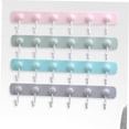 thumbnail image 6 of UPKOCH Strong Adhesive Hook Pink Plastic Wall Mounted Hook for Hanging Kitchen Bathroom Items, 6 of 8