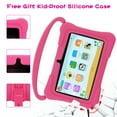 thumbnail image 5 of Veidoo Kids Tablet, 32GB Storage WiFi 7 inch Android Tablet for Toddler, 7’’ IPS HD Display, Learning Tablet with IWAWA App, Children's Tablet with Silicone Case (Pink), 5 of 7
