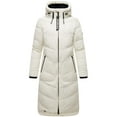 thumbnail image 4 of Marikoo Women's Knee-Length Quilted Winter Jacket with Hood - Benikoo, 4 of 5