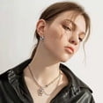 thumbnail image 2 of Juego de pendientes LEBOCADO de acero inoxidable sin piercings (10 pares), 2 of 8