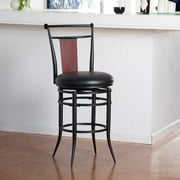 Hillsdale Midtown Swivel Wood Back Counter Stool