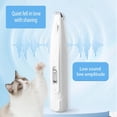 thumbnail image 4 of Cat Clippers for Matted Hair Local Hair Trimmer,2 Speed Low Noise Cat Hair Trimmer with White and Urple Lights Suitable for Pet Hair Trimming Such as Cats, Dogs and Rabbits (White), 4 of 8