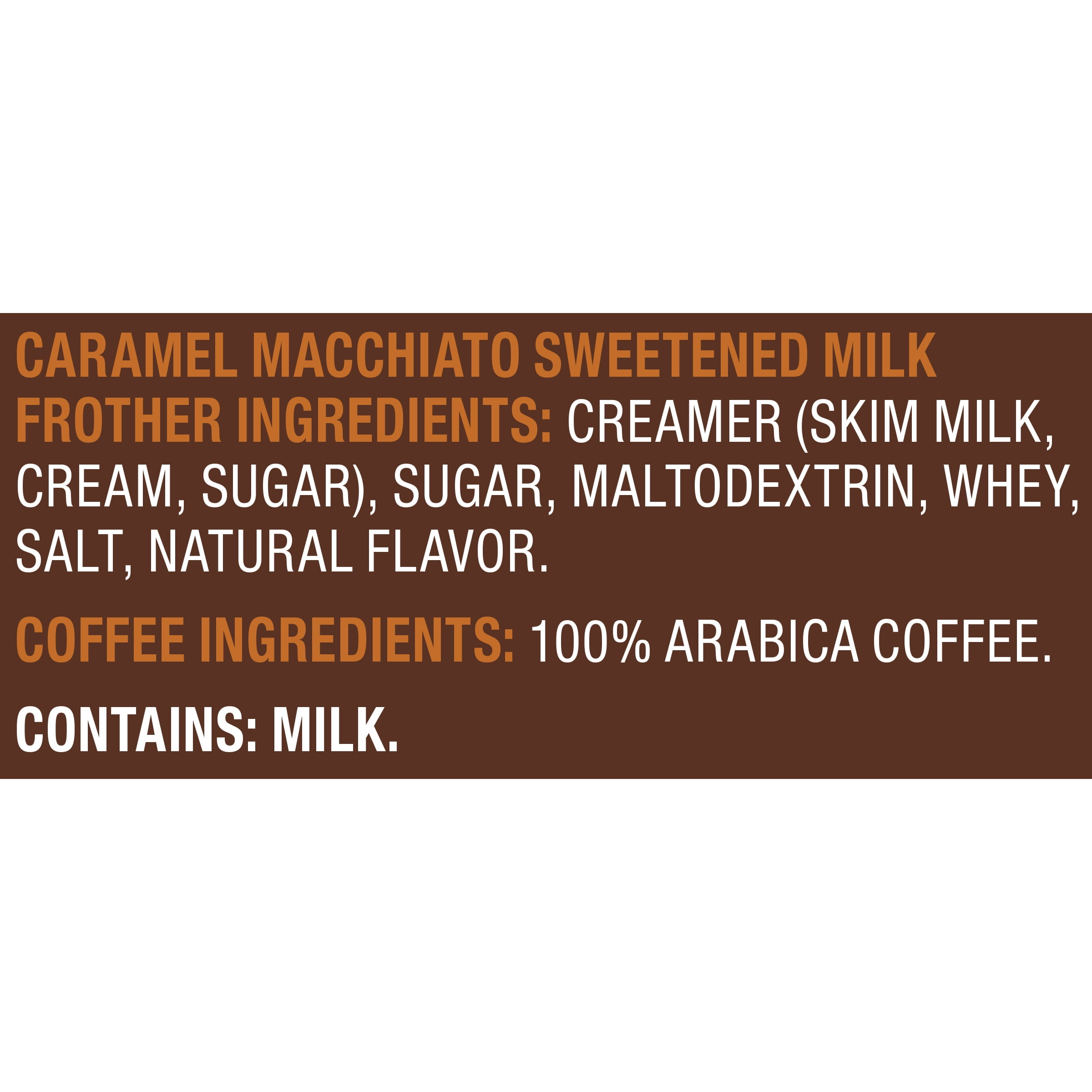 McCafe Cafe Selections Caramel Macchiato Coffee Keurig K Cup Pods & Froth Packets, 12 ct Box
