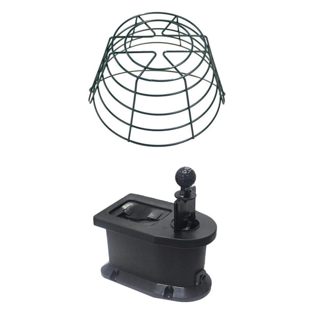 Pelota de golf Club Lavadora Montaje de carro Limpiador de eje Limpiaparabrisas Soporte de cubo de metal de 30 bolas Macarena Lavadora de pelotas de golf