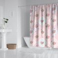 thumbnail image 2 of Pioneer Flower Floral Print Pattern Shower Curtain 72"x84", Bathroom Decorative Shower Curtain Set with 12 Hooks, Waterproof Washable, 2 of 6